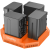 SmallRig 4837 - czterokanałowa ładowarka do akumulatorów NP-F550/F570/F750/F970 - przykład użycia